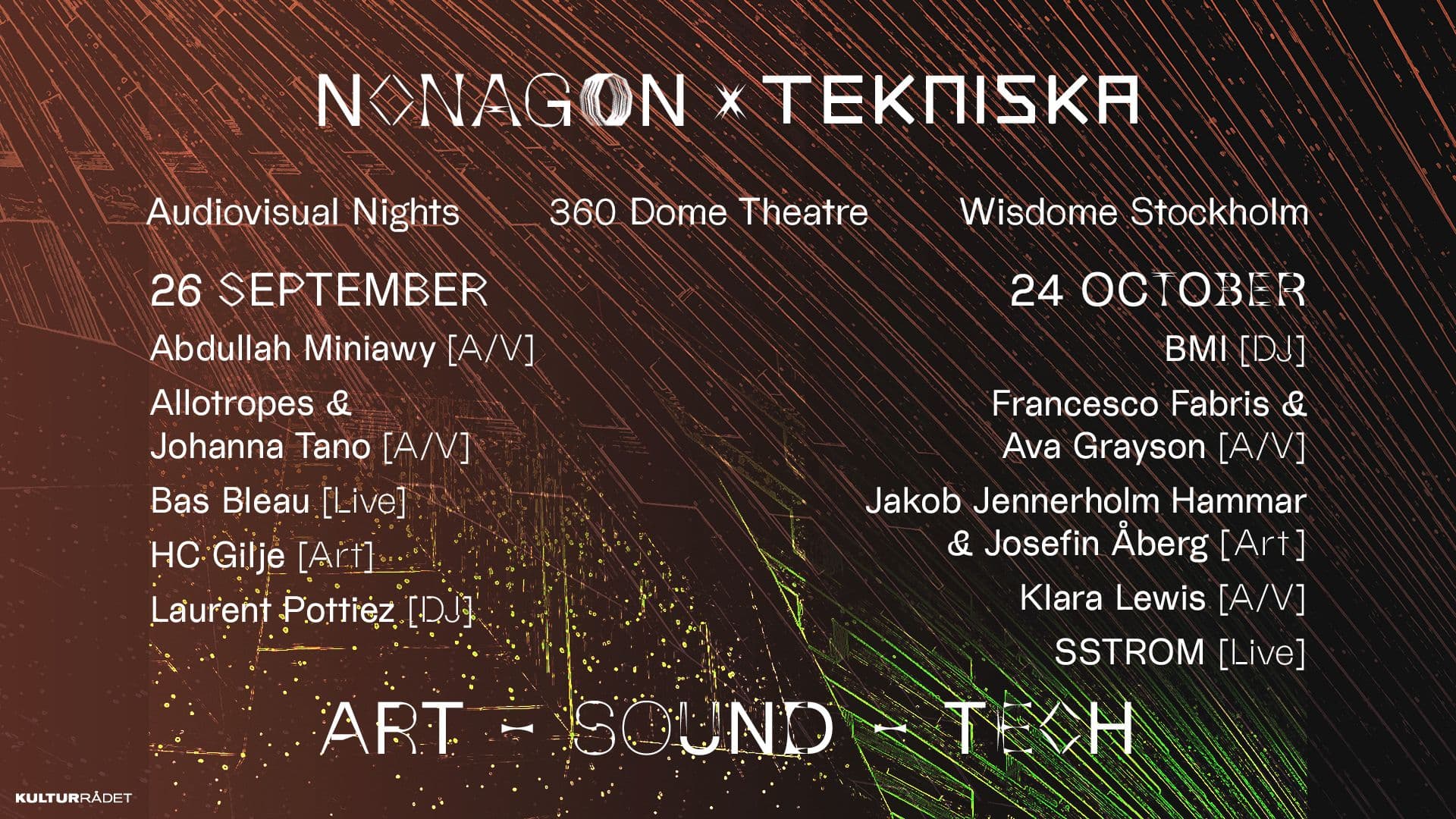 NONAGON X TEKNISKA 24 OCTOBER